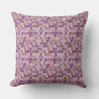 Colorful shapes throw pillow