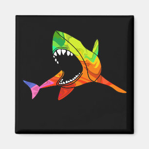 Colorful Shark Magnet