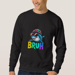 Colorful Shark Sweatshirt