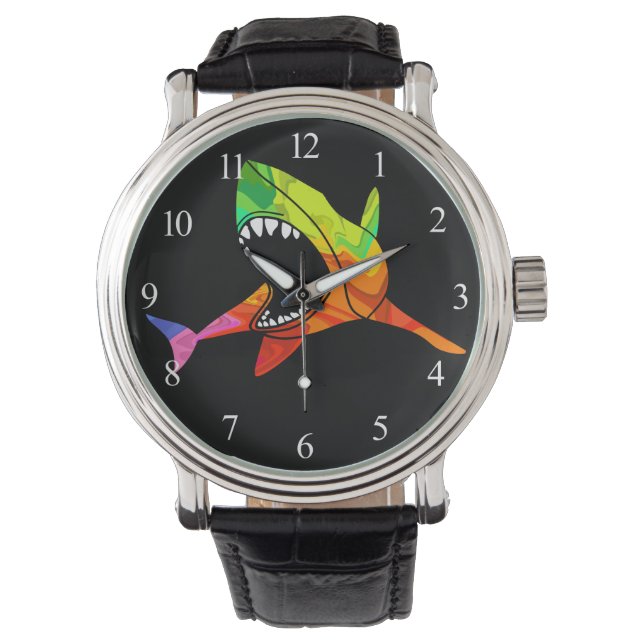 Colorful Shark Watch (Front)