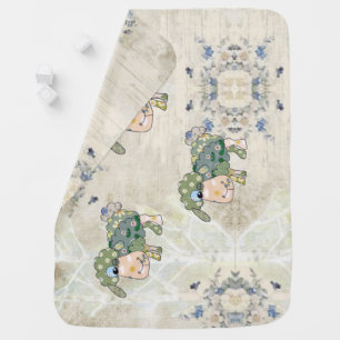 colorful sheep baby blanket