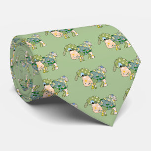 colorful sheep neck tie