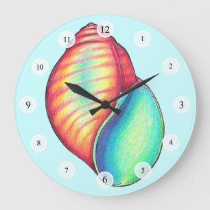 Colorful Shell Clock