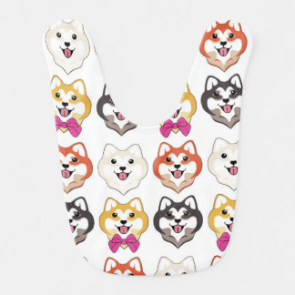Colorful Shiba Inu Bib