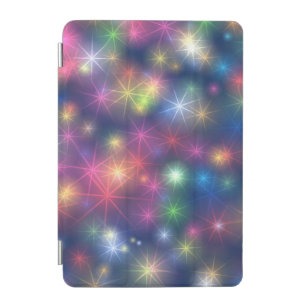 Colorful Shining Stars Cosmic Lights iPad Mini Cover