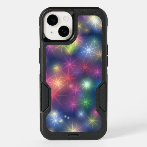 Colorful Shining Stars Cosmic Lights OtterBox iPhone 14 Case