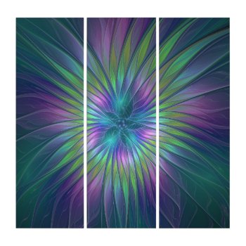 Colorful Shiny Fantasy Flower Abstract Fractal Art by GabiwArt at Zazzle