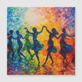 Colorful Silhouettes Dancing (Front)