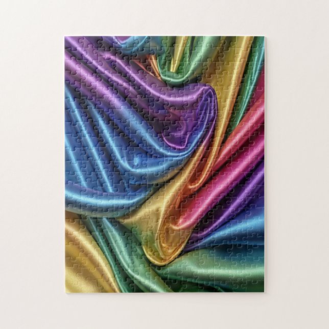 Colorful Silk -  Jigsaw Puzzle (Vertical)