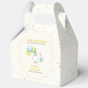 Colorful Silly Goose Balloon Party Baby Shower Favor Boxes