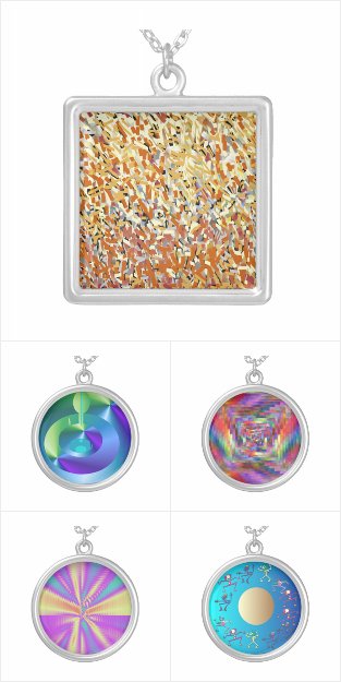 Colorful Silverplated Jewellry and Necklaces 