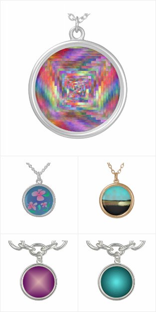 Colorful Silverplated Jewellry and Necklaces 