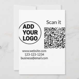 Colorful simple add your logo name text image invitation