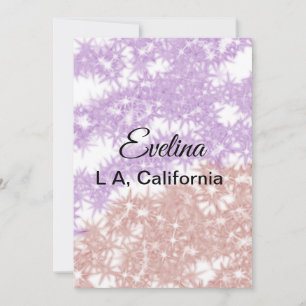 Colorful simple add your name city image invitation