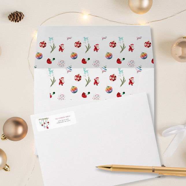 Colorful Simple Merry Christmas Envelope (Creator Uploaded)