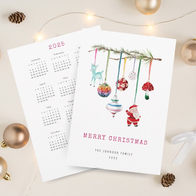 Colorful Simple Merry Christmas Holiday Card (Creator Uploaded)