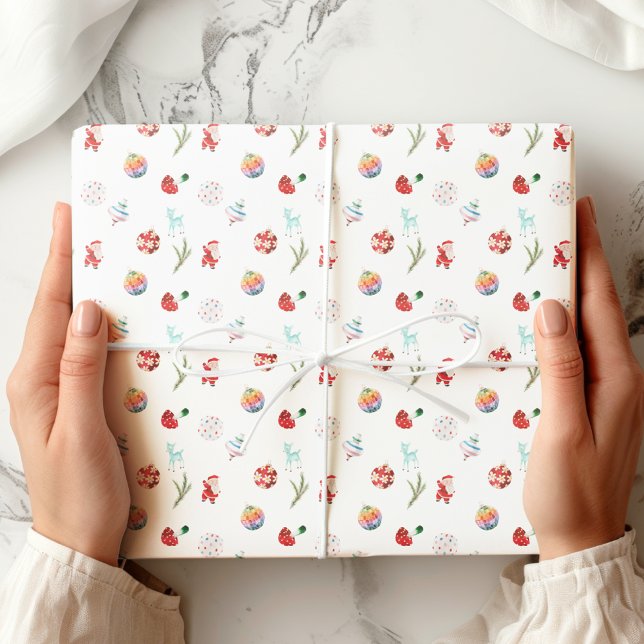 Colorful Simple Merry Christmas Wrapping Paper (Creator Uploaded)