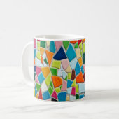 Colorful Simulated Mosaic Tile Coffee Mug (Front Left)