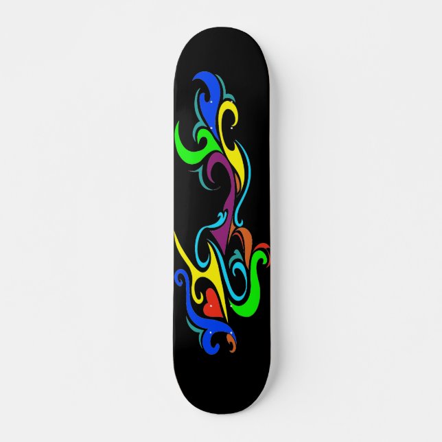 Colorful Skateboard Deck (Front)