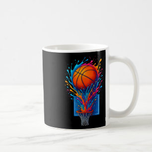 Colorful Sketll Splash Art Tee For Fans  Coffee Mug