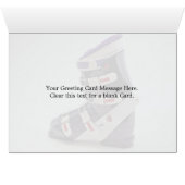 Colorful Ski boot Cards (Inside Horizontal (Bottom))