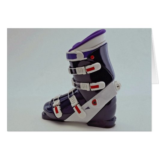 Colorful Ski boot Cards (Front Horizontal)