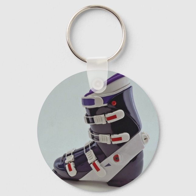 Colorful Ski boot Keychain (Front)