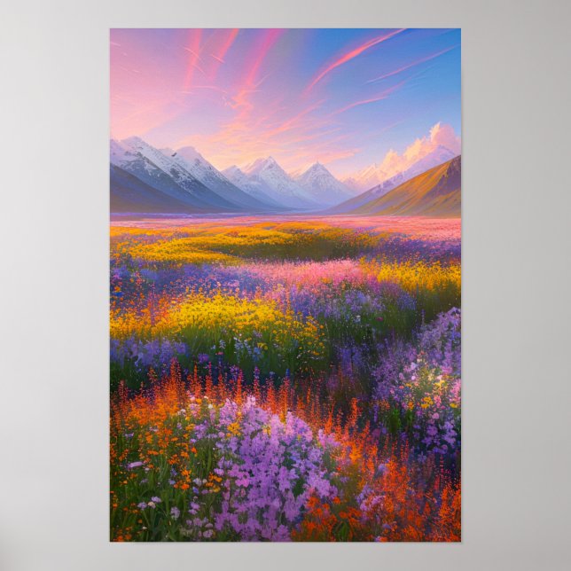 Colorful Skies Poster (Front)