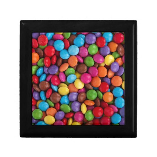 Colorful skittles candy keepsake box