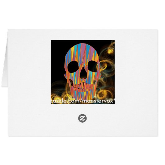 Colorful Skull (Back Horizontal)