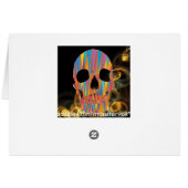 Colorful Skull Cards (Back Horizontal)
