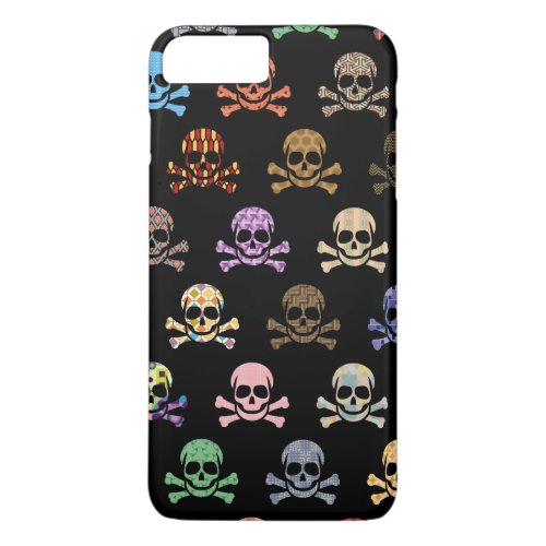 Colorful Skull  Crossbones iPhone 8 Plus7 Plus Case