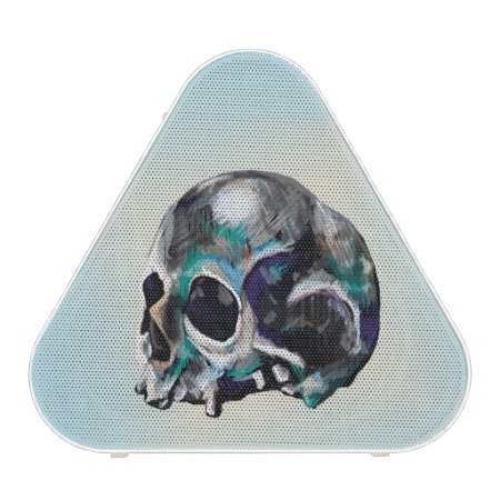 Colorful Skull Illustration Bluetooth Speaker
