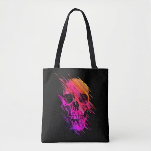 Colorful Skull Tote Bag
