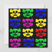 Colorful skulls pattern (Front)
