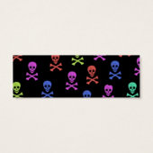 Colorful Skulls Profile Card (Back)