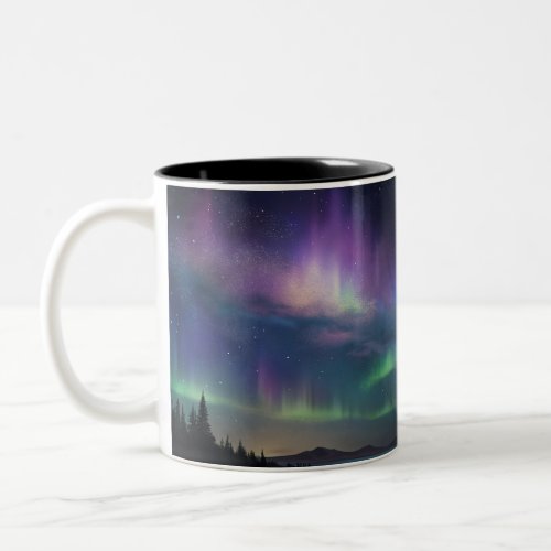 Colorful Sky Northern Lights Coffee Mug
