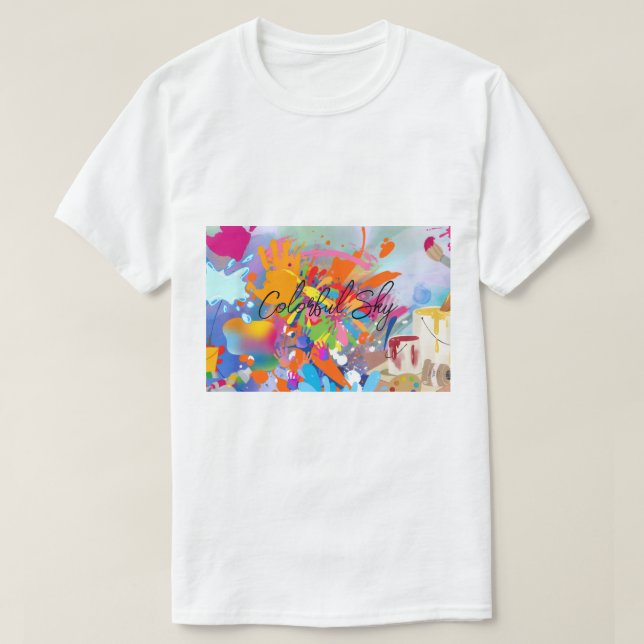 Colorful Sky T-Shirt (Design Front)