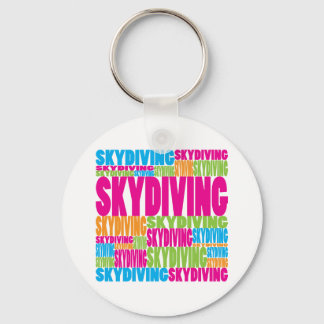 Colorful Skydiving Keychain