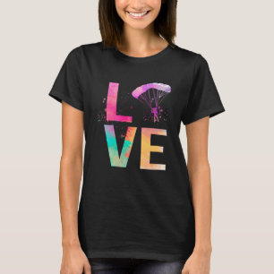 Colorful Skydiving Mom Skydiving T-Shirt