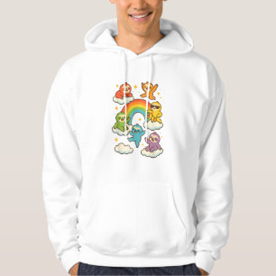 Colorful Sloths With A Rainbow Kawaii Sloth T-Shir Hoodie