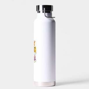 Colorful Sloths With A Rainbow Kawaii Sloth T-Shir Water Bottle