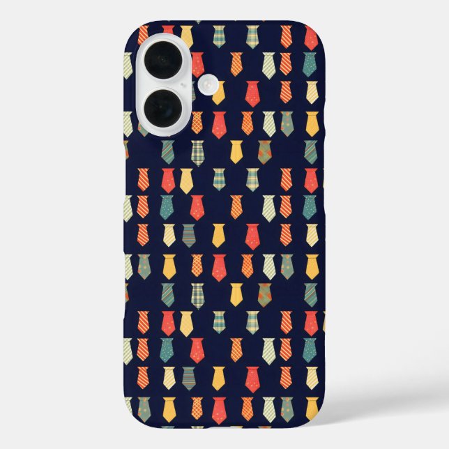 Colorful Small Ties Pattern Case-Mate iPhone Case (Back)