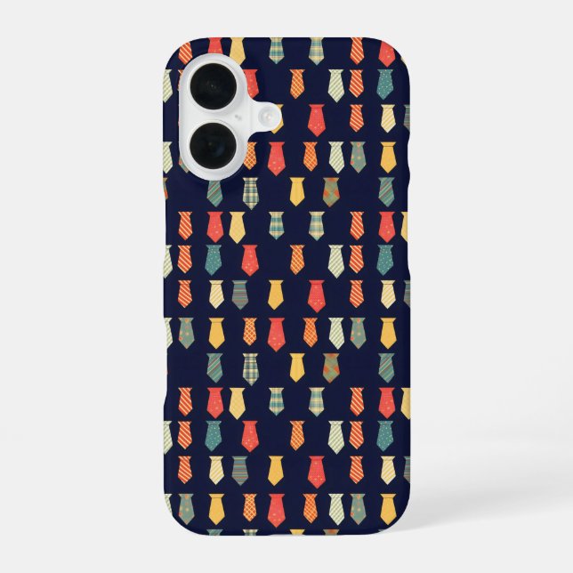 Colorful Small Ties Pattern Iphone Case (Back)