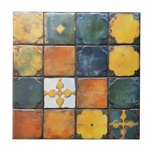 Colorful Small Tile Pattern (Front)