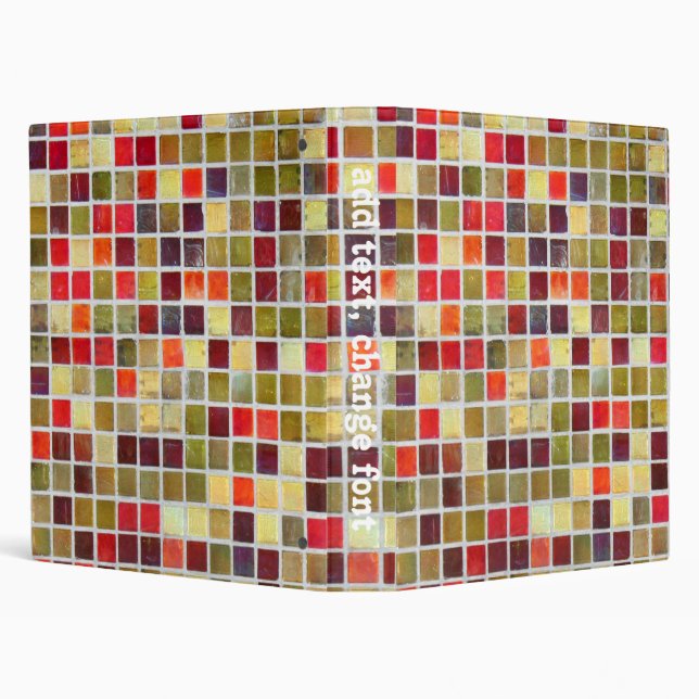 Colorful Small  Tiling Background Binder (Background)
