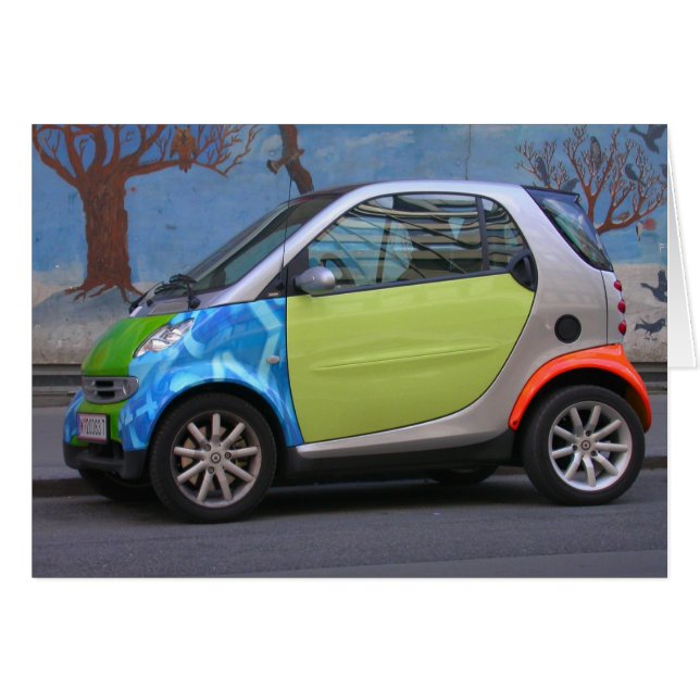 Colorful Smart Car (Front Horizontal)