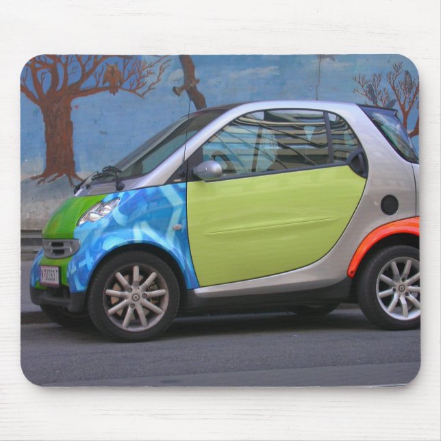 Colorful Smart Car Mouse Pad (Front)