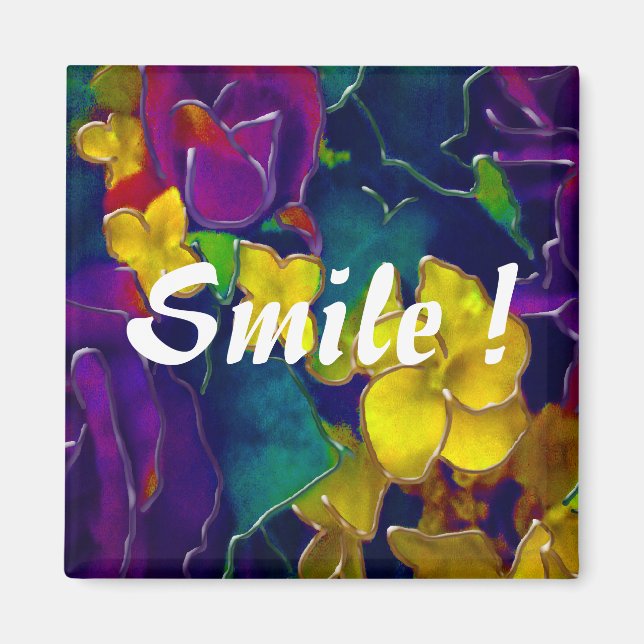 Colorful Smile Magnet (Front)