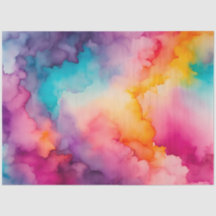 Colorful Smoke Art Tissue Paper